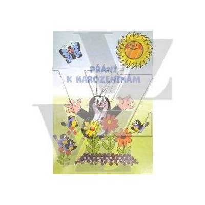 Blahopřání s textem Narozeniny Smějící se Krteček Hrací, Albi