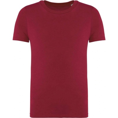 Native Spirit Dětské tričko z organické bavlny Donkey Hibiscus Red