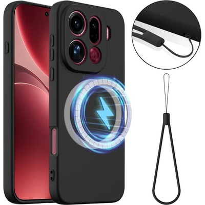 VSECHNONAMOBIL RUBBER MAGSAFE Silikonový pro Oppo Find X9 Pro BLACK 142006