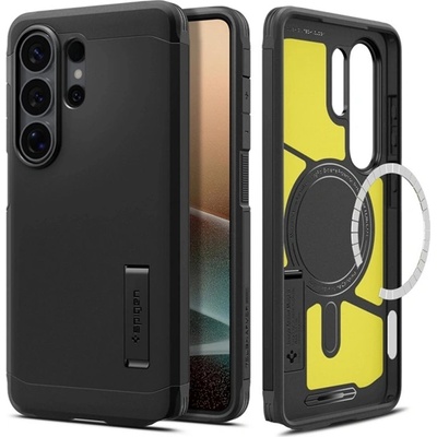 Spigen Samsung S26 Ultra SPIGEN TOUGH ARMOR MAG пластмасов протектор за телефон, устойчив на удар, MagSafe, ЧЕРЕН (ACS10684)