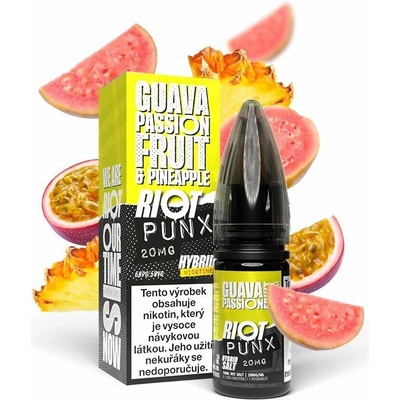 Riot Hybrid Salt Guava, Passionfruit & Pineapple 10 ml 20 mg