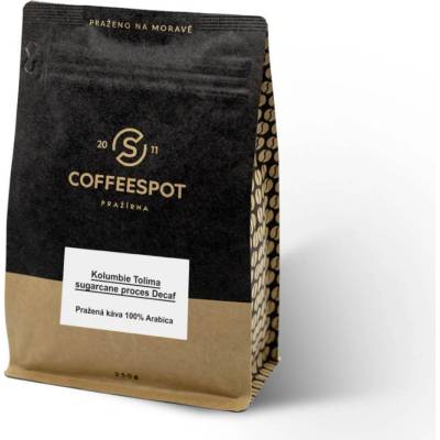 Coffeespot Kolumbie Tolima sugarcane proces Decaf 0,5 kg
