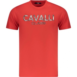 Cavalli class Мъжка тениска с къс ръкав cavalli class, Размер l, Цвят Червено (txt61gjd060_ro02000)