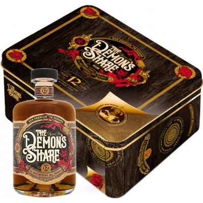 The Demon's Share Rum 12y 41% 0,7 l (dárčekové balenie 2 poháre)
