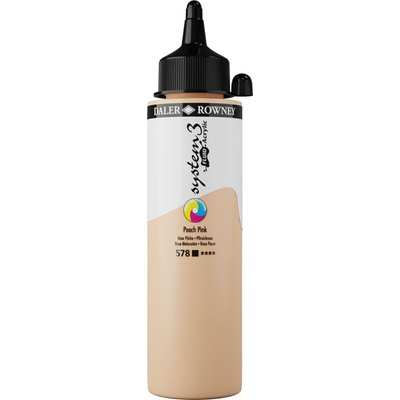 Daler-Rowney System3 АКРИЛНА боя Peach Pink 250 ml 1 бр (139250578)