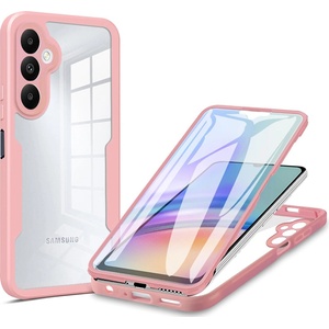 Techsuit Калъф за Samsung Galaxy A05s + Протектор - ColorVerse 360 Series - Розов