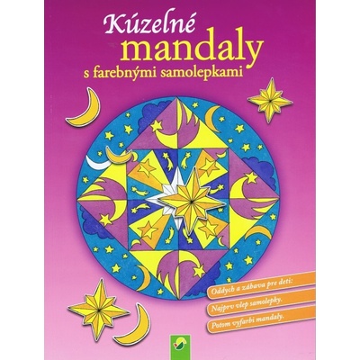 Kouzelné mandaly s barevnými samolepkami