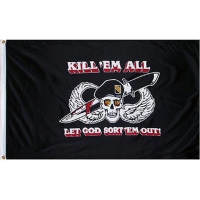 Vlajka Fostex US Kill em all 1,5x1 m