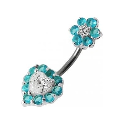 Šperky4U stříbrný piercing do pupíku BP01105-Q