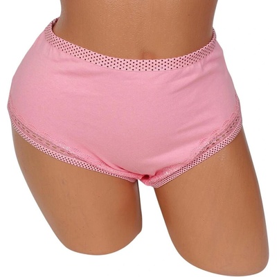 Дамска макси бикина в розово с точки