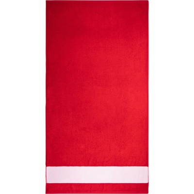 The One Towelling Ručník Print 70 vhodný na sublimační potisk 70 x 140 cm COT48102300499 red Červená
