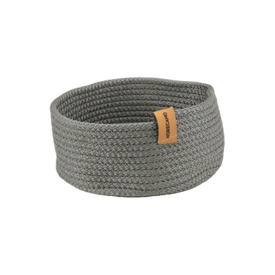 Horecano - Плетен панер квадратен 19x19xh7см антрацит (HC-24703) (YUV. 128-A) (0124703)