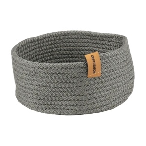 Horecano - Плетен панер квадратен 19x19xh7см антрацит (HC-24703) (YUV. 128-A) (0124703)