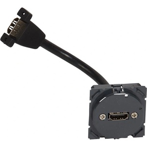 Legrand Розетка HDMI с кабел 15см. механизъм Celiane - 067377 (067377)