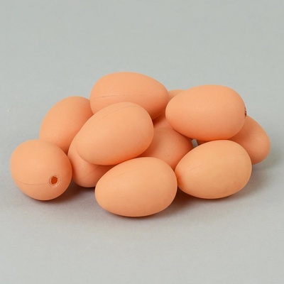VAJÍČKA 3X4 CM S/12 ORANŽOVÁ