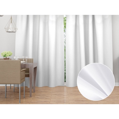 Biante Dekoračný záves TF-068 Biely bez vzoru 150x200 cm