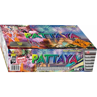 Profi složený Ohňostroj PATTAYA 252 ran 1 1 ČÍNADOVOZPYRO DSCP22252