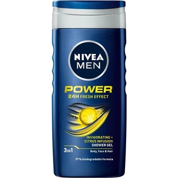 Nivea Men Power Fresh sprchový gél 250 ml