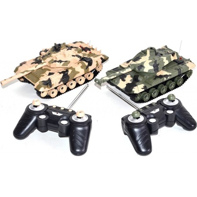 IQ models Tanková bitva ABRAMS vs. T90 maskáčový RTR 1:32