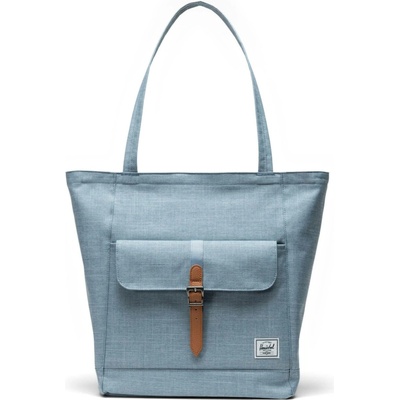 Herschel Retreat Tote Ashley Blue Crosshatch