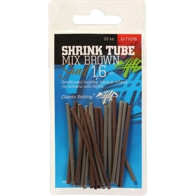 Giants Fishing Smršťovací Hadička Shrink Tube Brown-Sand 2,4 mm 20 ks