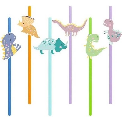 Party Pal Slamky dinosaury 6 ks 20 cm