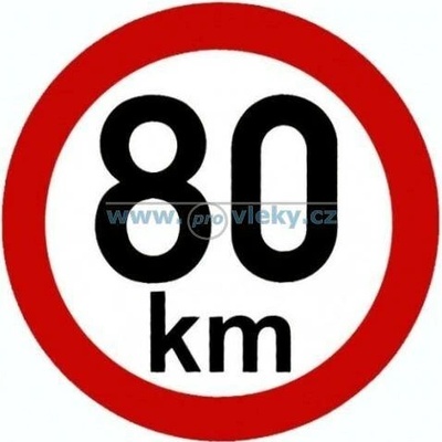 Tanatech Samolepka rychlost 80 km/hod 15cm
