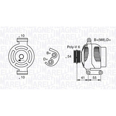 Alternátor MAGNETI MARELLI 063377028010