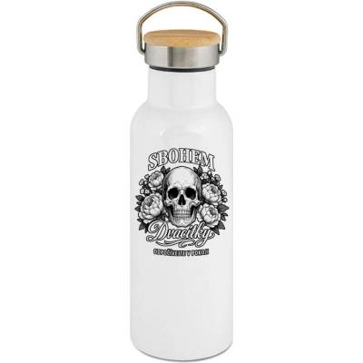 123TRIKO termoska Sbohem dvacítky, černý tisk 500 ml narozeniny