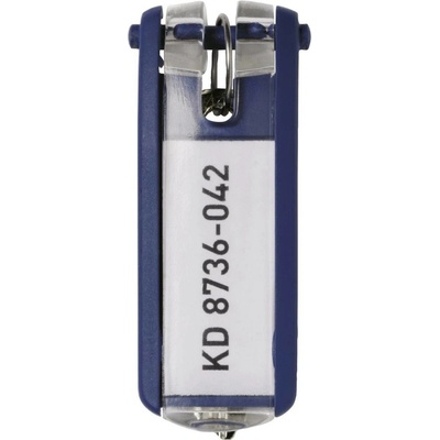 Prívesok na kľúče Menovky DURABLE key CLIP modré 6ks