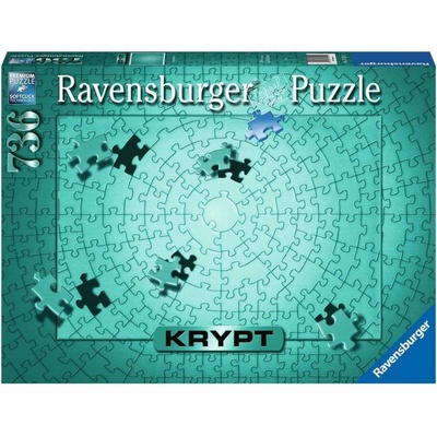 RAVENSBURGER Metalické Krypt Metallic Mint 736 dielov