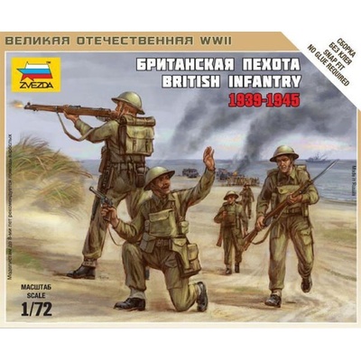 Zvezda Britská pechota 1939 1945 1:72