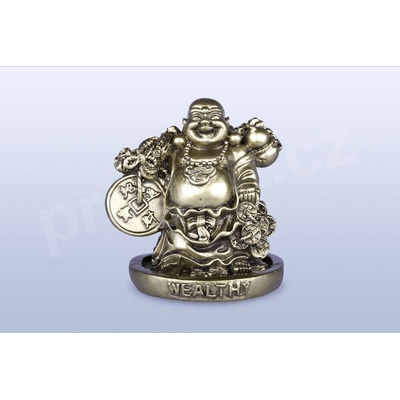 Feng-Shui Interiéry Buddha Wealthy - bohatství