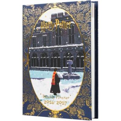 CurePink AEESVA5L2601 A5 Týdenní 2026/2027 Harry Potter: Zima v Bradavicích