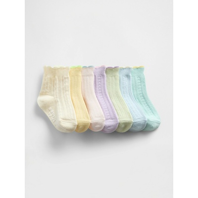 GAP Бебешки чорапи, 7 чифта GAP GAP | Mnogotsveten | Момичешки | 12-24 месеца