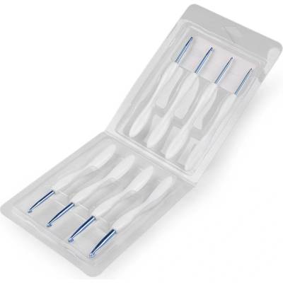 Stoklasa Sada ergonomických háčků na háčkování, růžičky Balení: 1 sada, Varianta: 2 modrá 2 modrá