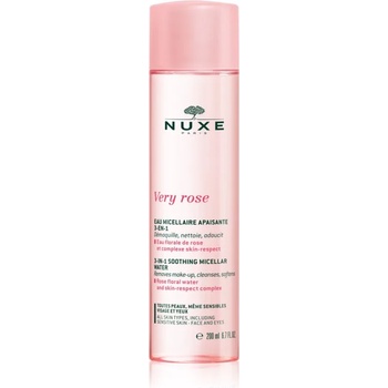 NUXE Very Rose 3-in-1 Soothing Micellar Water успокояваща мицеларна вода за лице и очи 200ml