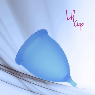 LilCup menstruační kalíšek modrý 2 – Zboží Dáma