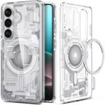 Spigen Samsung S26 SPIGEN ULTRA HYBRID ZERO ONE пластмасов протектор за телефон, устойчив на удари, MagSafe, БЯЛ ACS10737 (ACS10737)