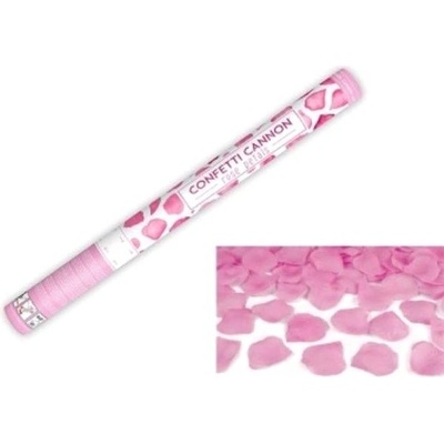 Párty konfety 60 cm – ružové okvetné lístky – svadba/valentín 8160G