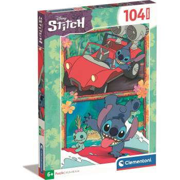 Image 1 of Clementoni - Puzzle Disney: Stitch 104 pieces - 100 piese