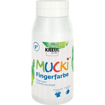 Mucki prstová farba 750 ml biela
