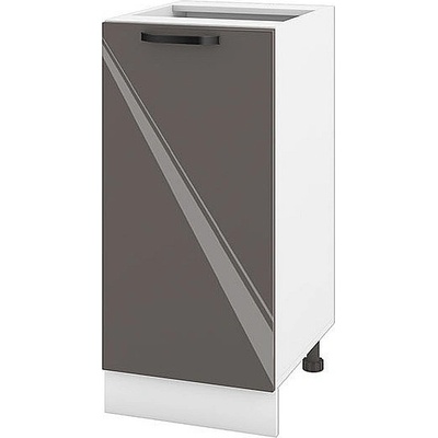 ИРИМ Долен кухненски шкаф Сити БФ-Антрацит гланц-05-21 40 см