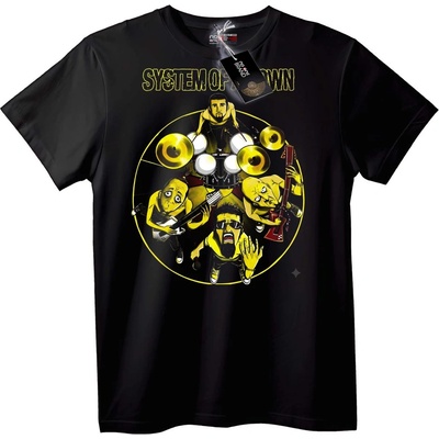 NOONEBRAND Тениска с System of a Down - S, Black