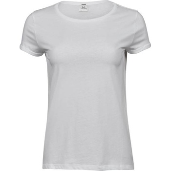 TEE JAYS tj5063 / Дамска тениска с навити ръкави - бяла m (18506300102)