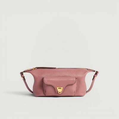 Coccinelle BEAT GENERATION kožená MINI BAG Winter rose