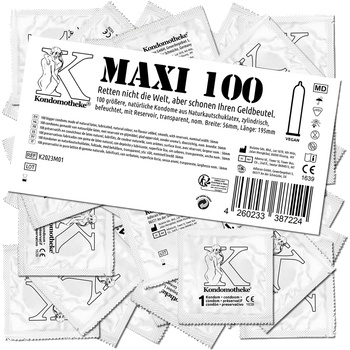 ostatní Kondomotheke MAXI: 100 bigger condoms