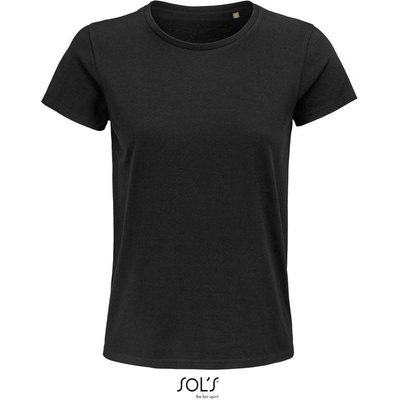 SOL'S Pioneer Women Dámske tričko čierna deep