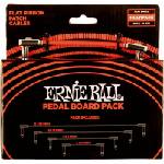 Ernie Ball Flat Ribbon Patch Cables Pedalboard 15 cm-30 cm-60 cm-7, 5 cm Ъглов - Ъглов Пач кабел (P06404)