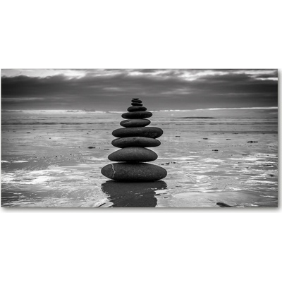 Foto obraz fotografie na skle rovnováha kamene 100x50 cm